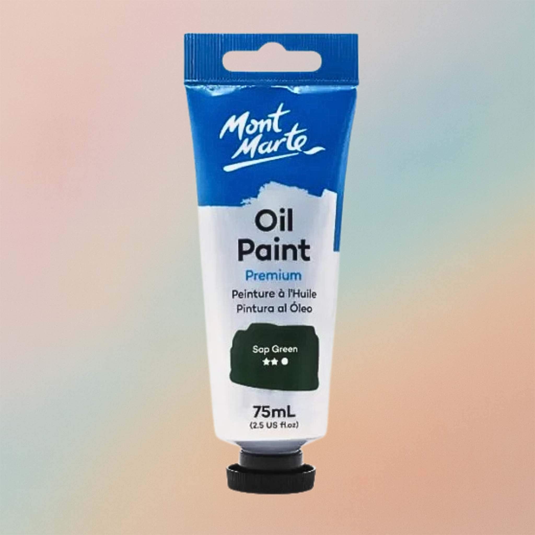 Mont Marte Oil Paint Premium 75ml Tube – Sap Green