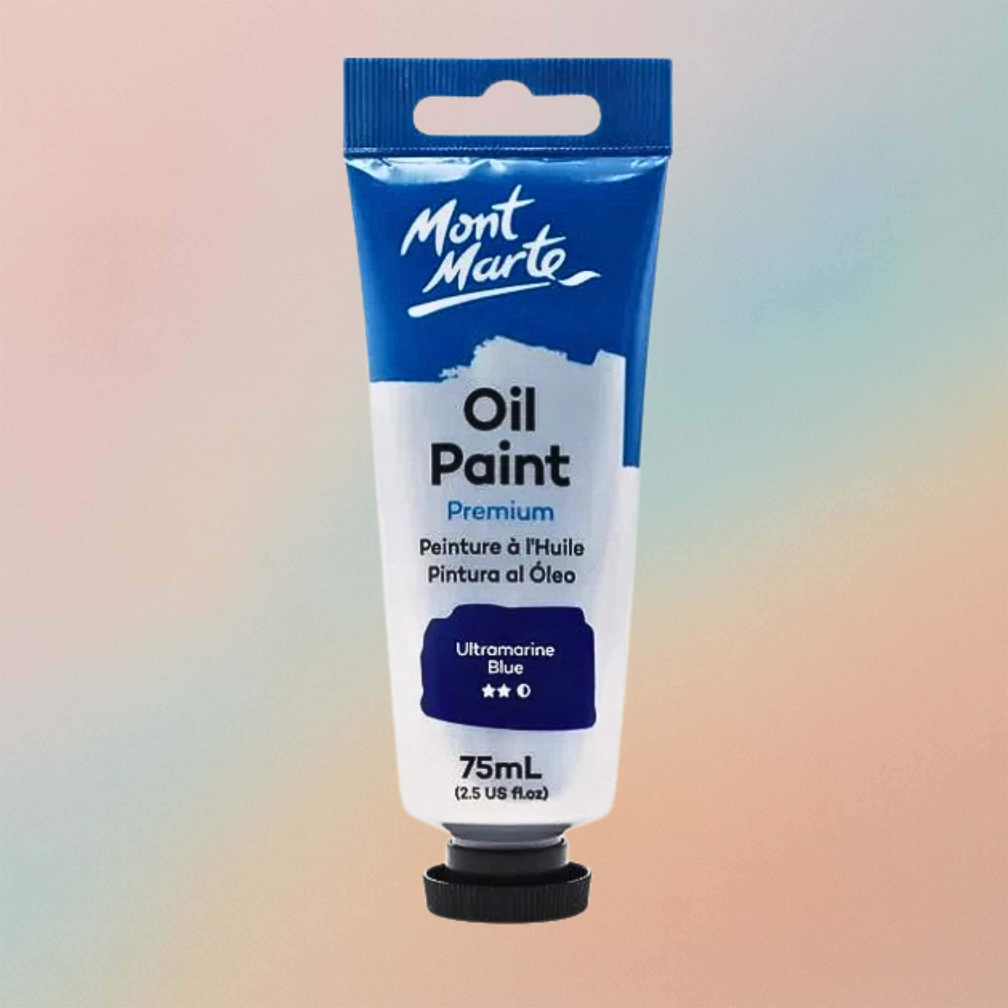 Mont Marte Oil Paint Premium 75ml Tube – Ultramarine Blue