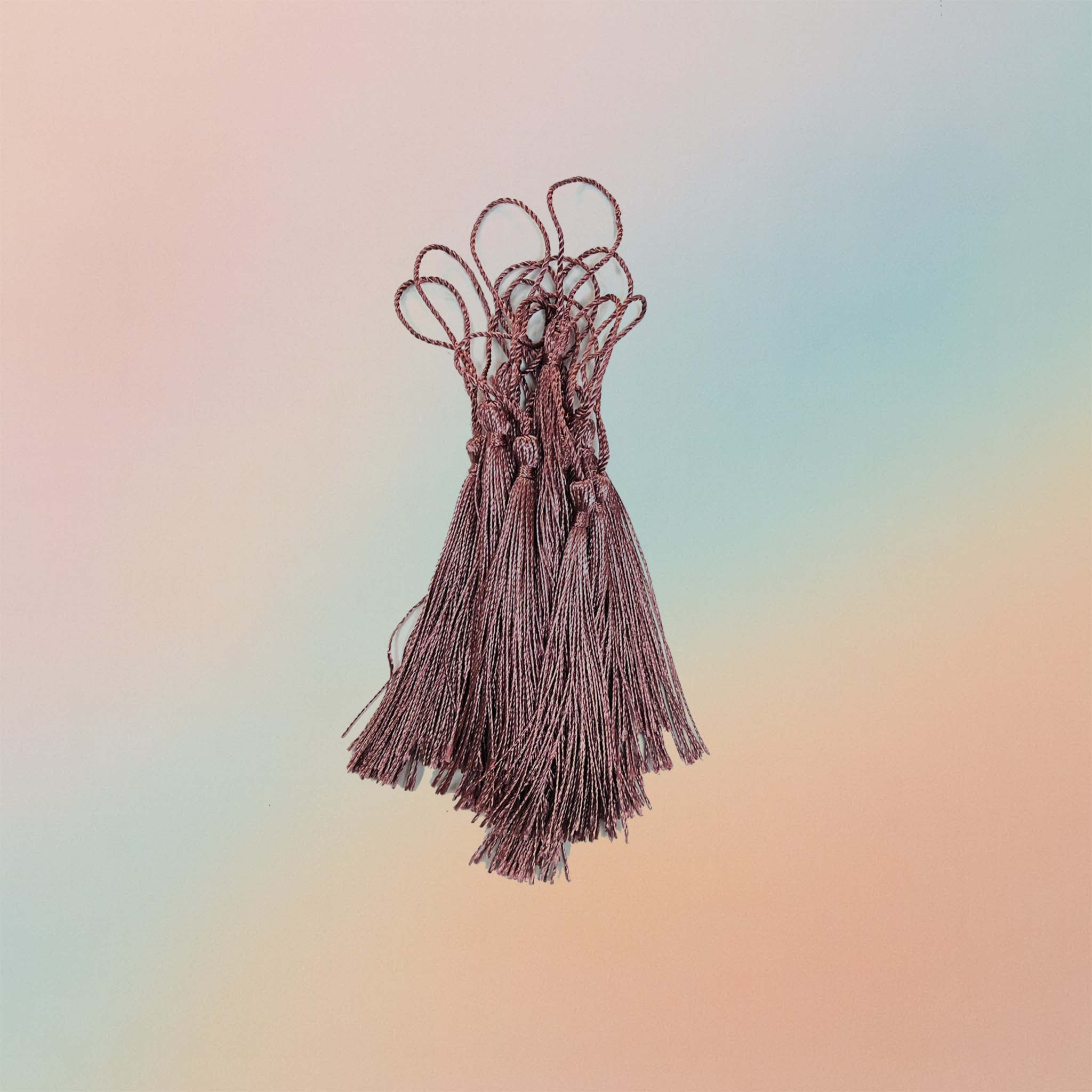 Bookmarks Polyester Silk Tassels 10pcs In 1 Bag