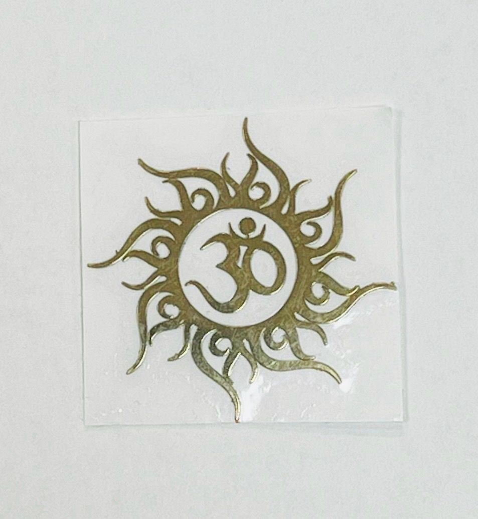 Om Metal Sticker