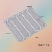 Oval Bookmarks Epoxy Resin Molds Crafts Tool