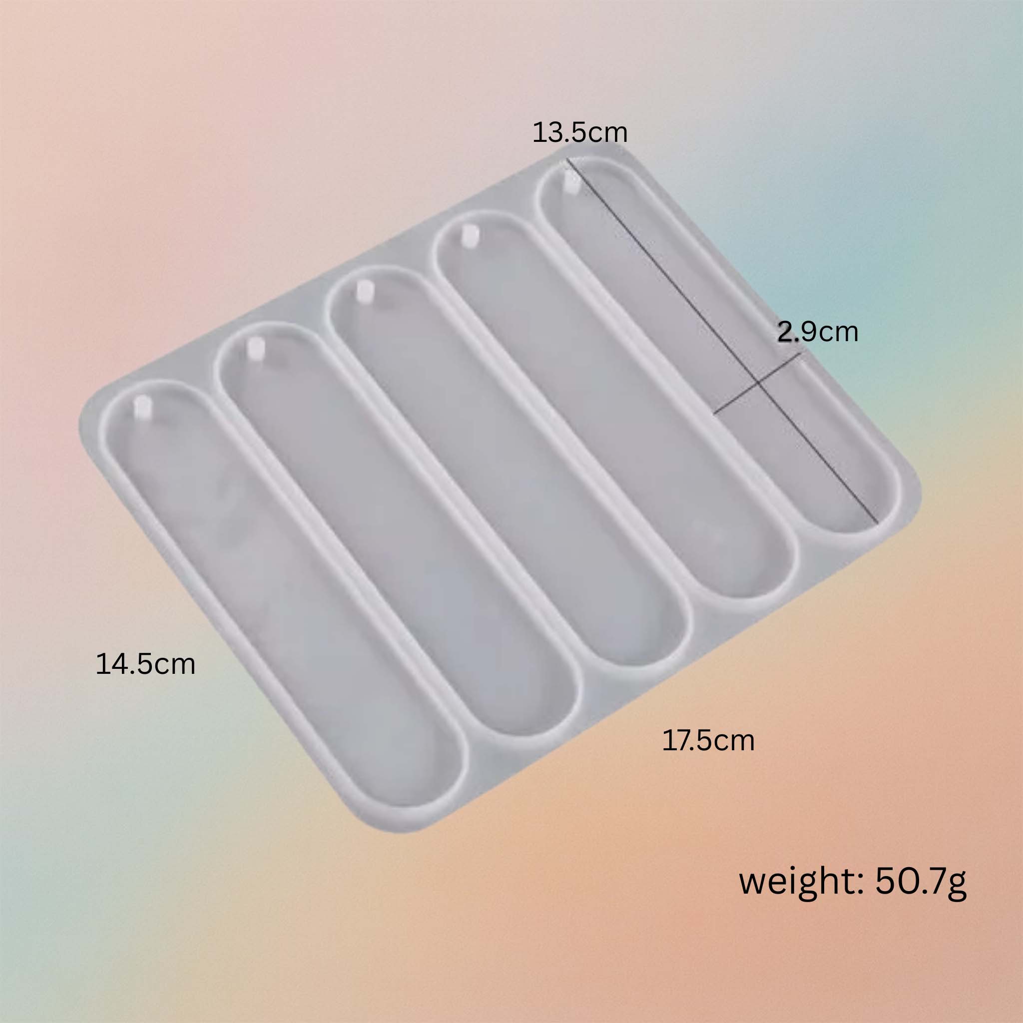 Oval Bookmarks Epoxy Resin Molds Crafts Tool