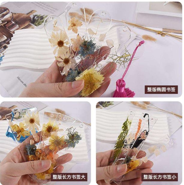 Oval Bookmarks Epoxy Resin Molds Crafts Tool