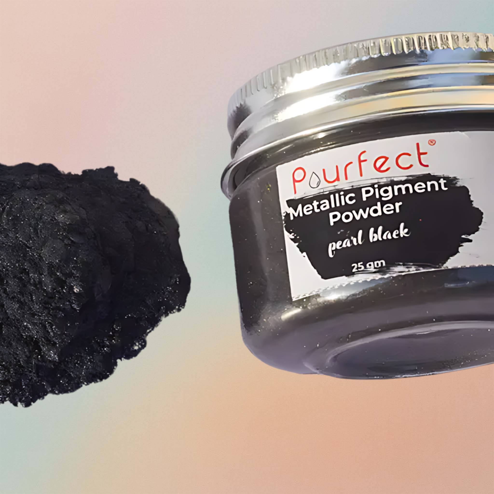 Pearl Black Metallic Powder 25gm