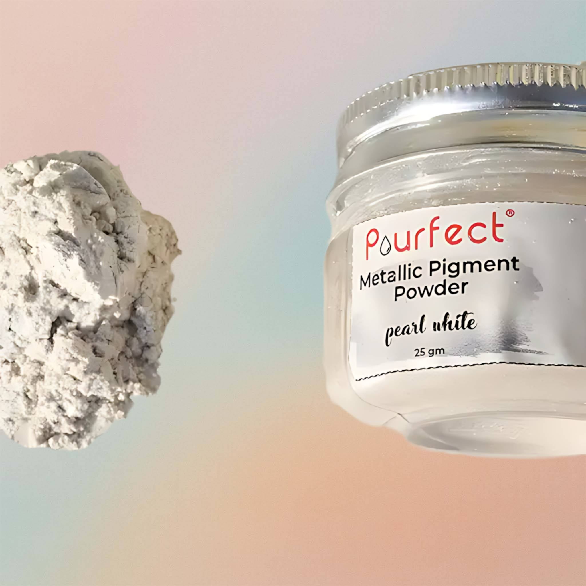 Pearl White Metallic Powder 25gm