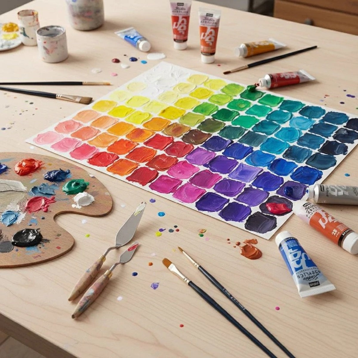 Pebeo Studio Acrylic Paint High Viscosity 100ml Bright Yellow