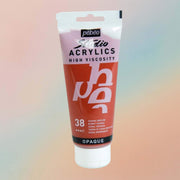 Pebeo Studio Acrylic Paint High Viscosity 100ml Burnt Sienna