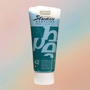 Pebeo Studio Acrylic Paint High Viscosity 100ml Phtalocyanine Emerald