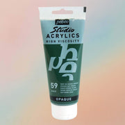 Pebeo Studio Acrylic Paint High Viscosity 100ml Sap Green
