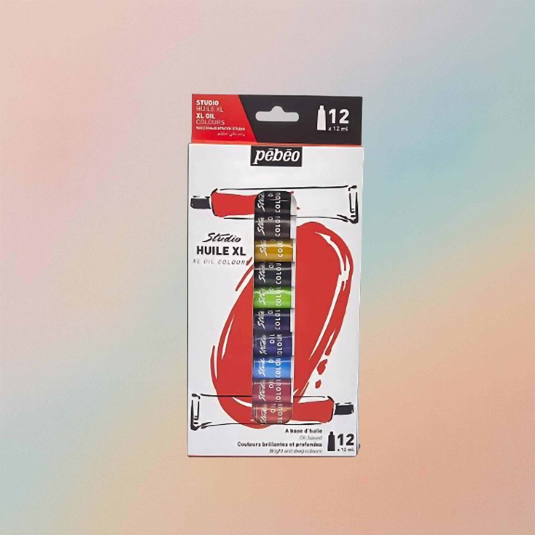 Pebeo Studio XL Fine Oil Set-12 Colours 12ml Tubes