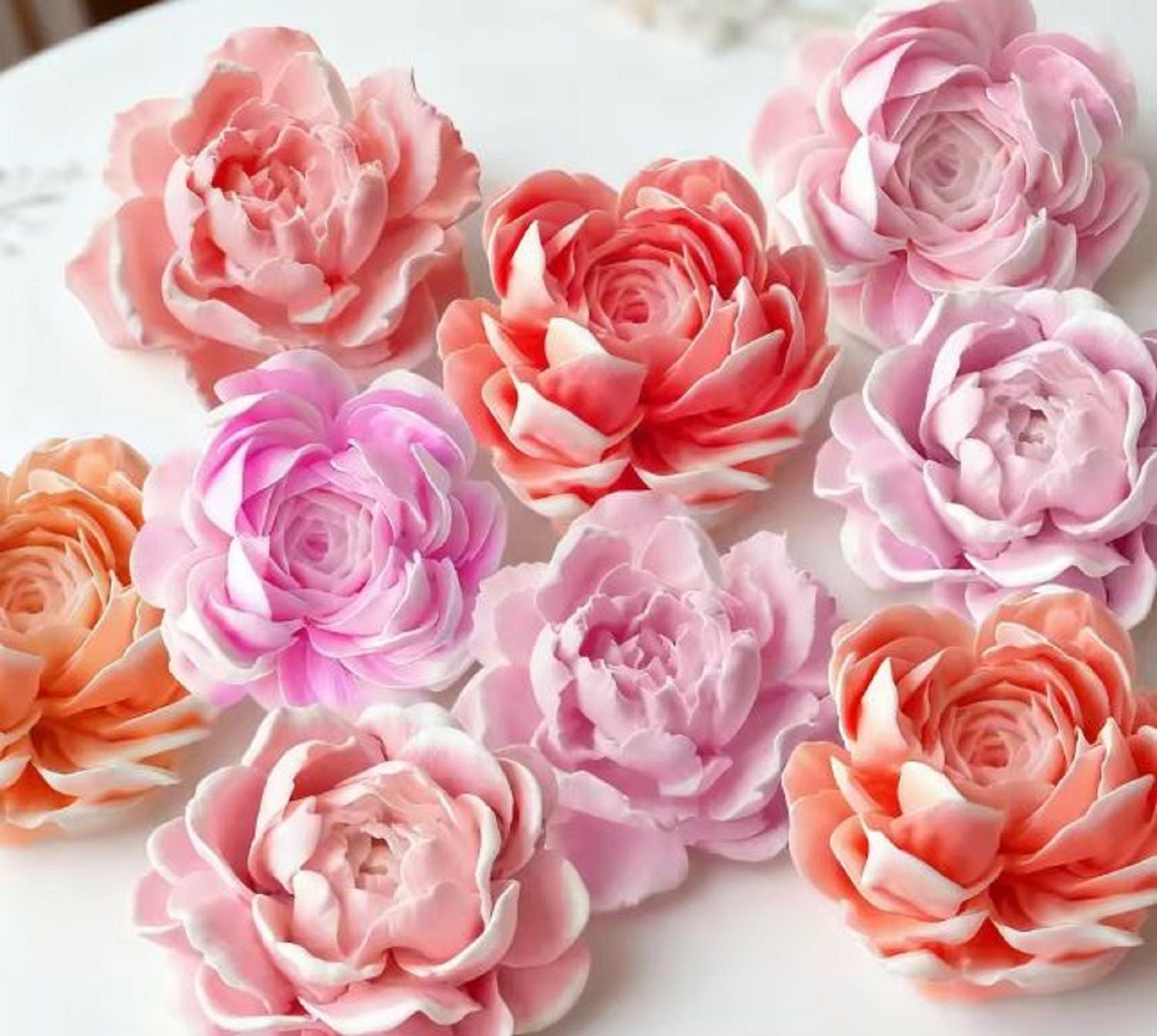 Peony Flower Mould Style 1 For Candle, Resin, Gypsum & Art Crafts Making Silicone Mold