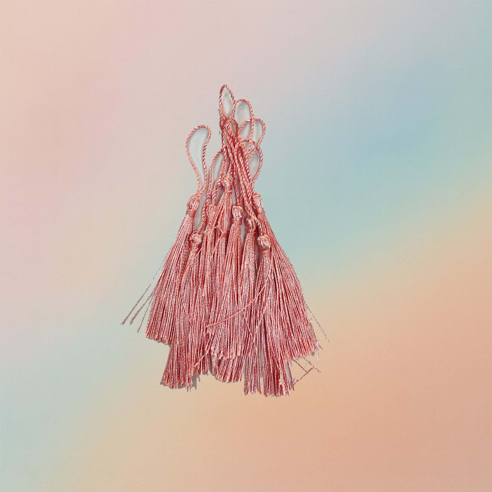 Bookmarks Polyester Silk Tassels 10pcs In 1 Bag