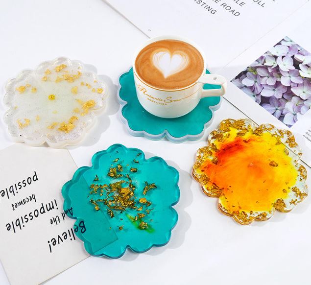 Plain Flower Coaster Mold