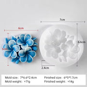 Plumeria Hawaiian Flowers Silicone Mold 4 Styles Flower Candle Molds Scented Candle Mold
