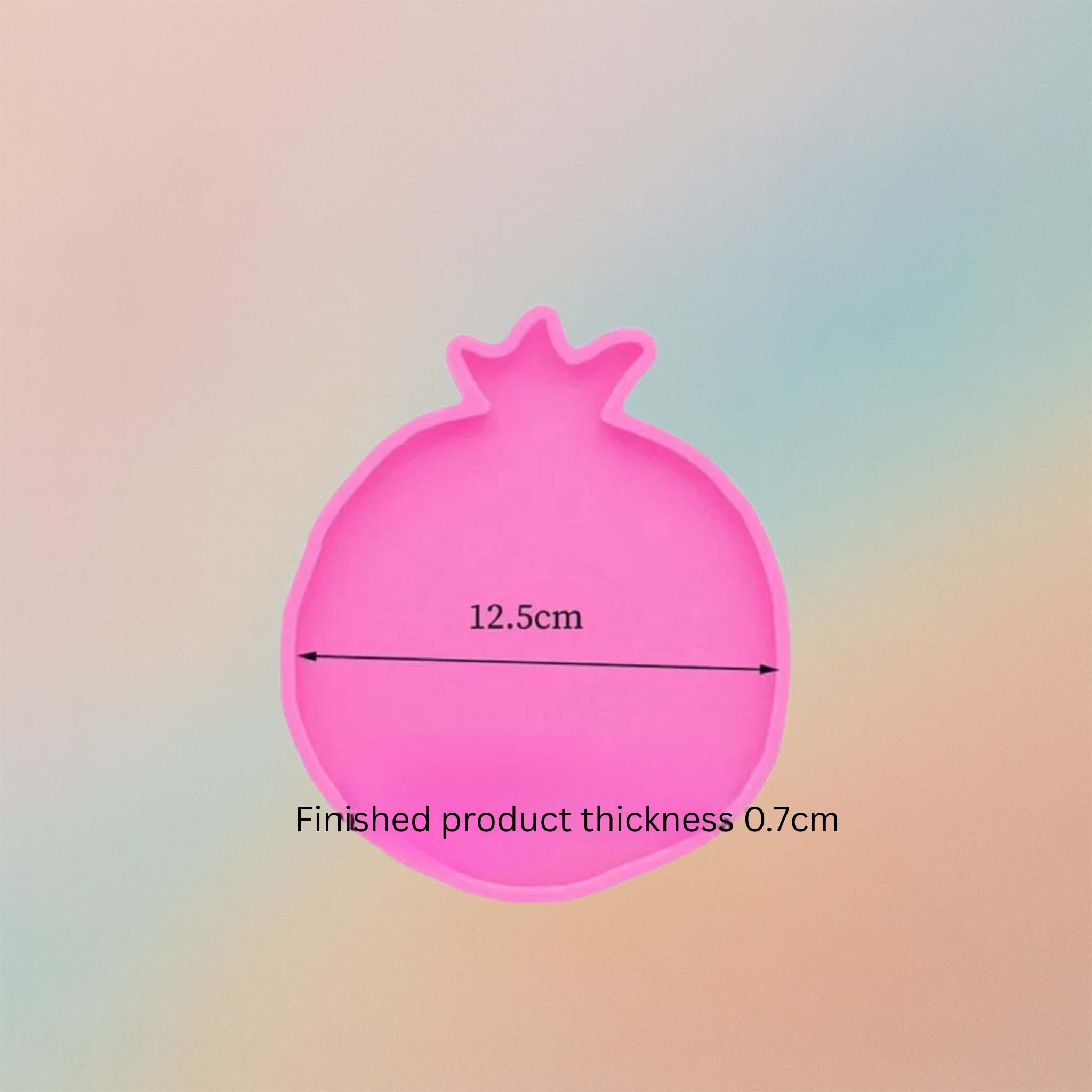 Pomegranate Coaster Silicon Mould for Resin DIY