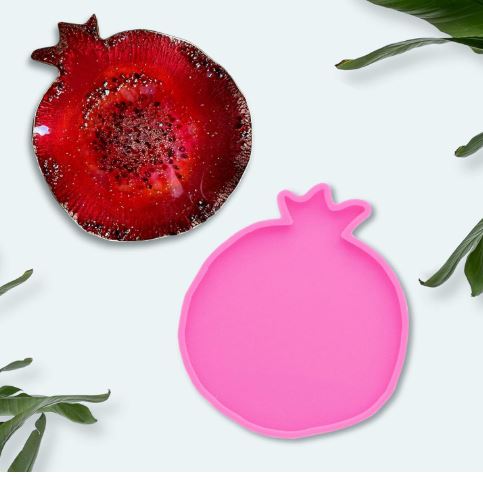Pomegranate Coaster Silicon Mould for Resin DIY