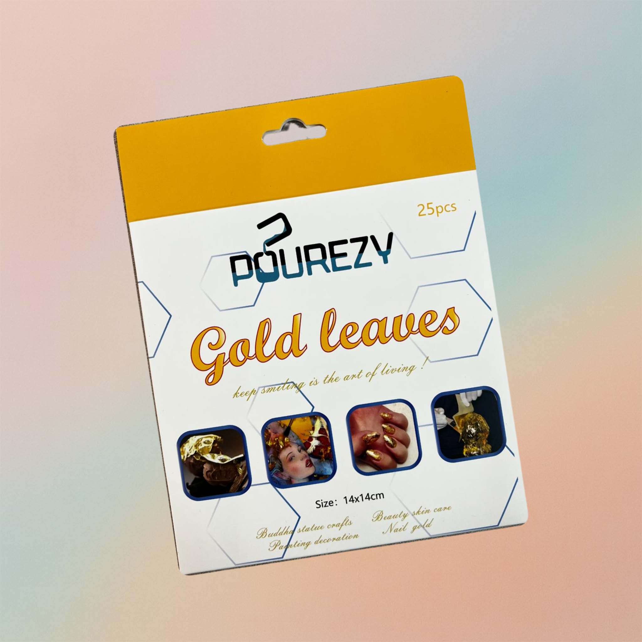 Pourezy Gold Leaf For Resin/Beyond Mix/Jesmonite/Gilding Crafting