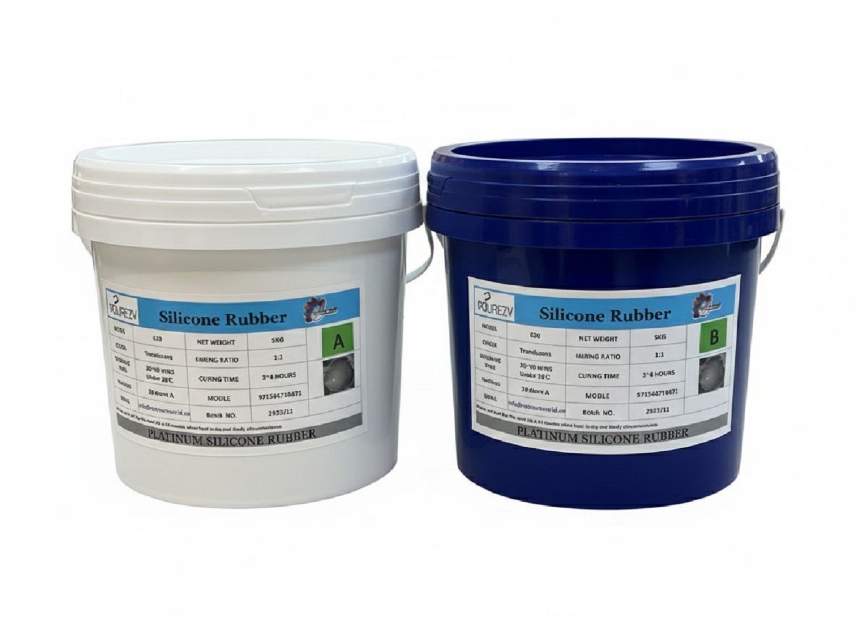 Pourezy Silicone Rubber Liquid Platinum - 10kg