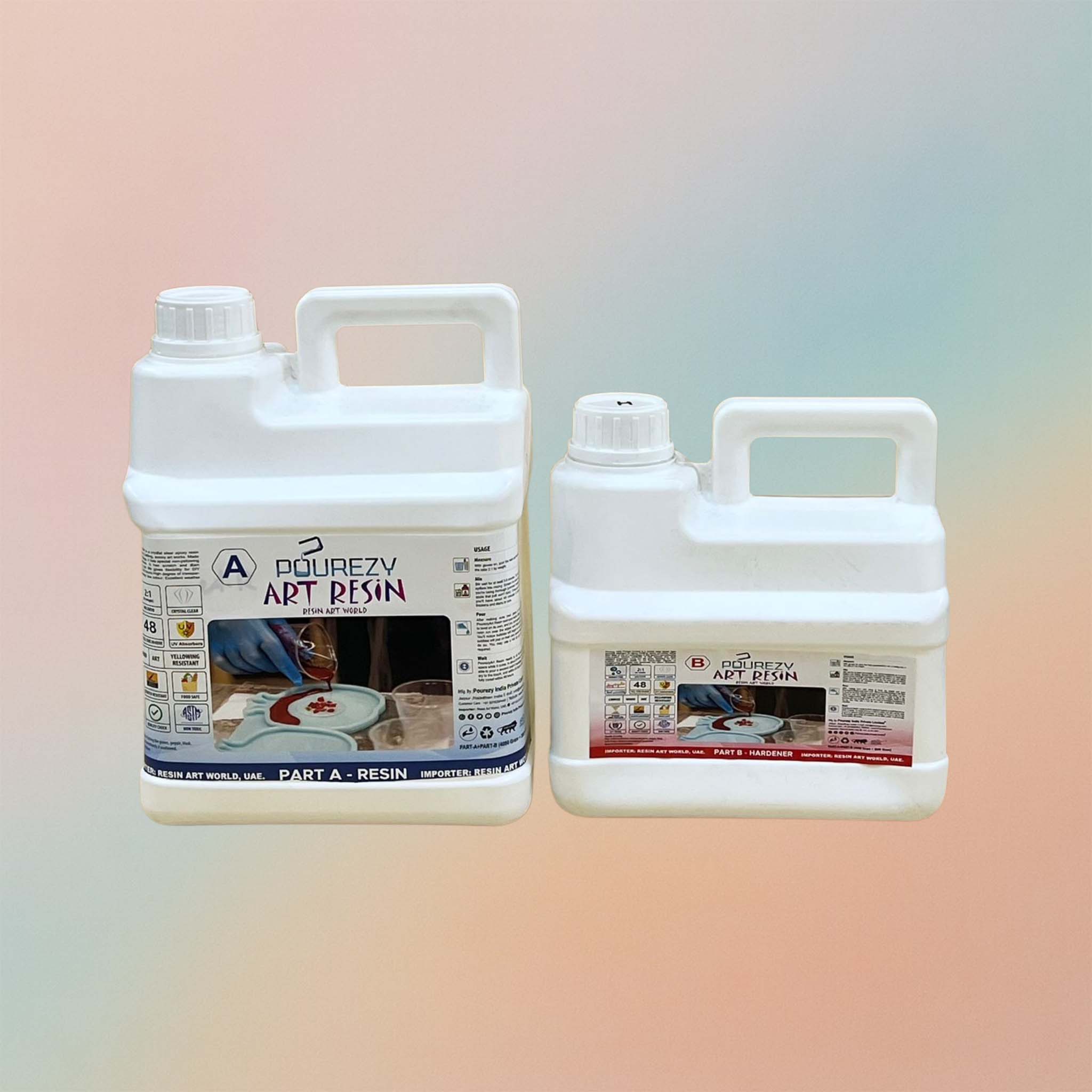 Pourezy Ultra Clear Epoxy Art Resin – 6Kg