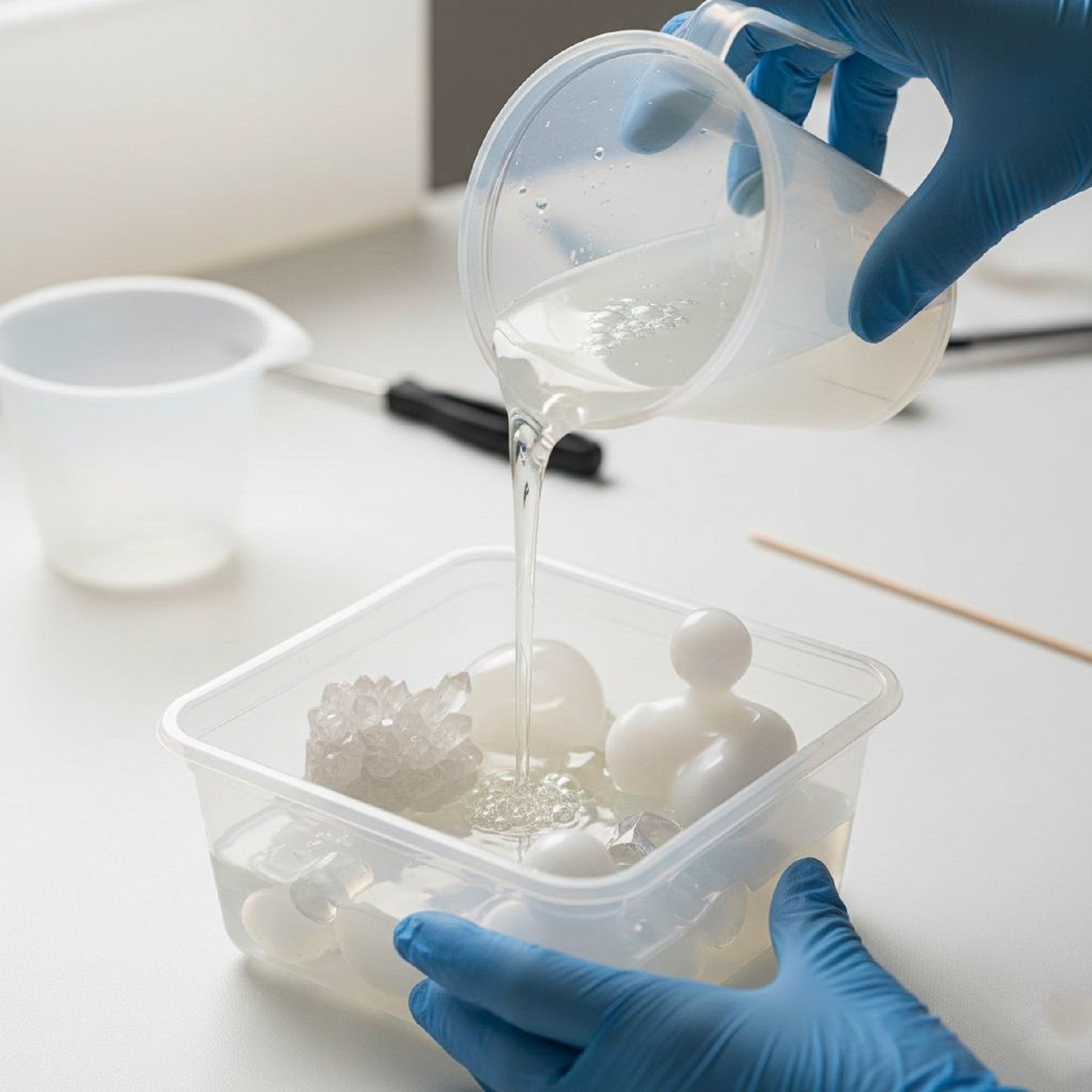 Pourezy Silicone Rubber Liquid Tin Cure - 1kg