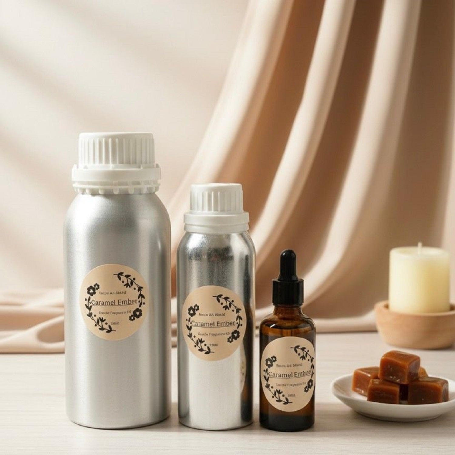 Premium Candle Fragrance - Caramel Ember