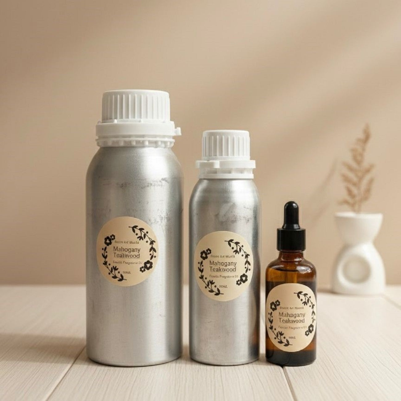 Premium Candle Fragrance - Mahogany Teakwood