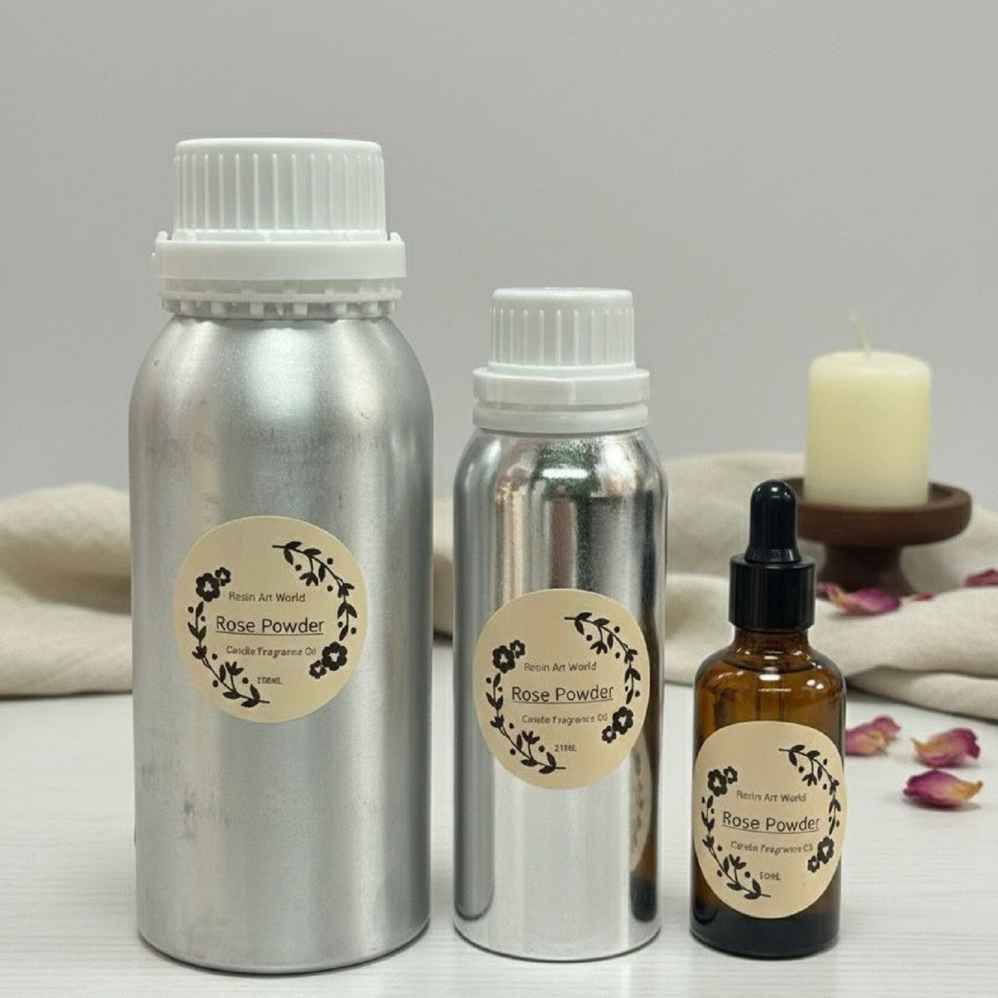 Premium Candle Fragrance - Rose Powder