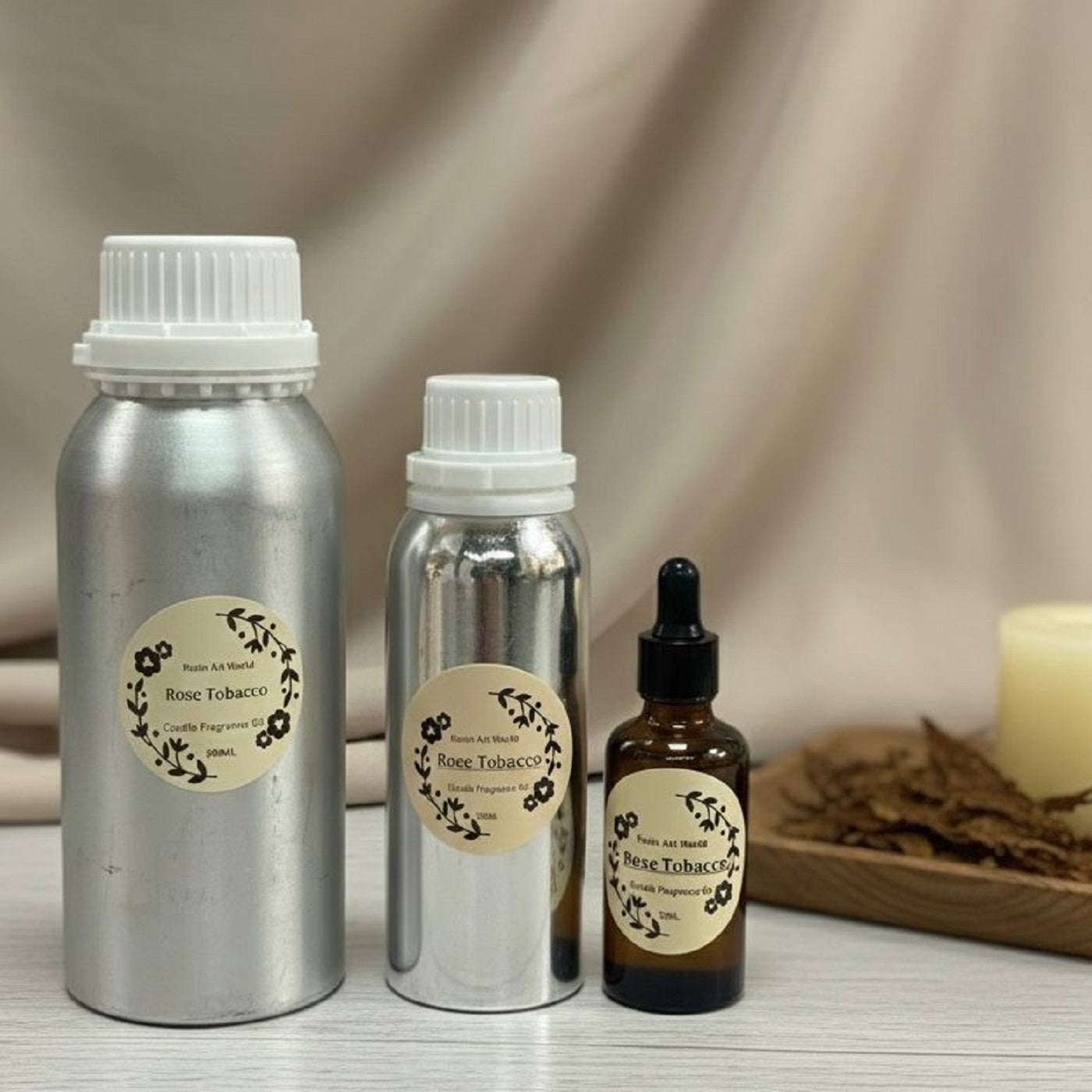 Premium Candle Fragrance - Rose Tobacco