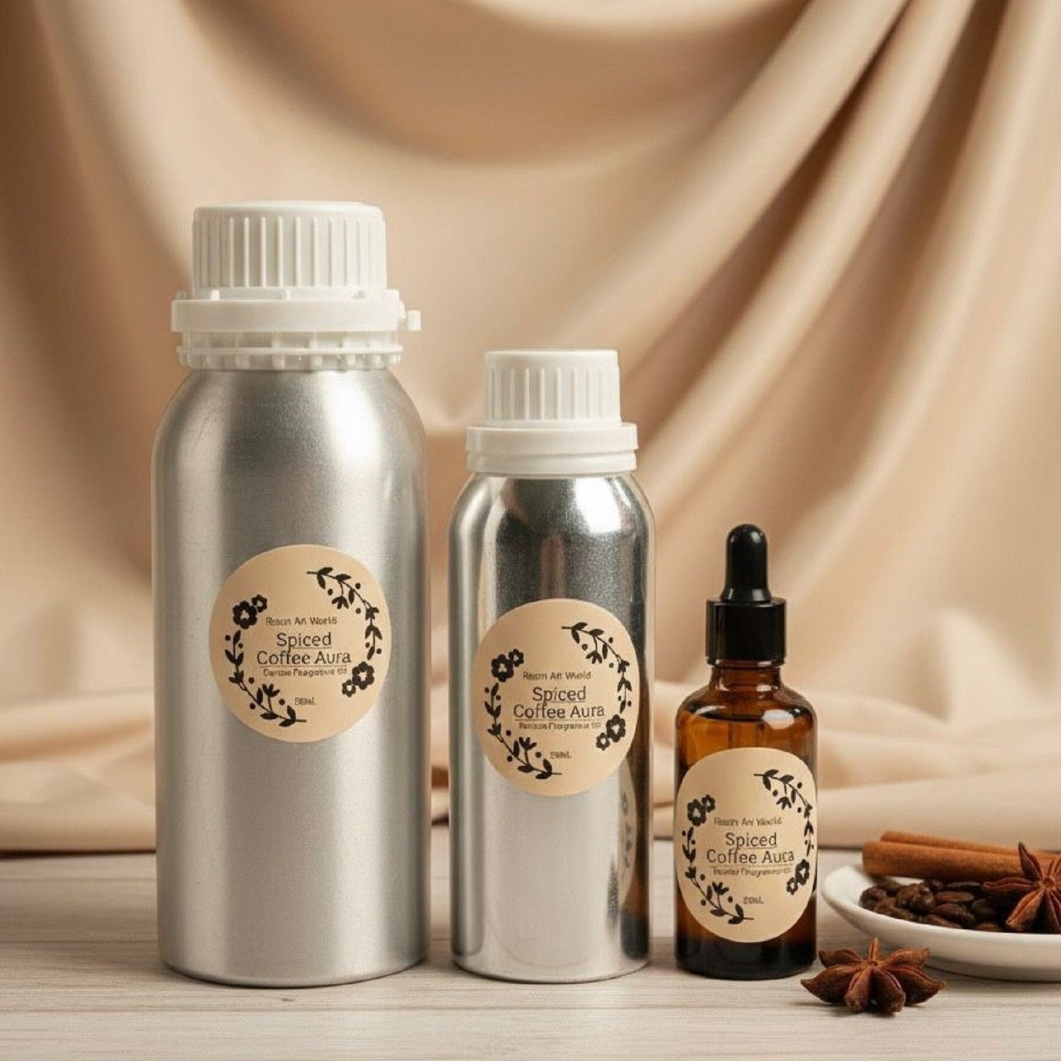 Premium Candle Fragrance - Spiced Coffee Aura