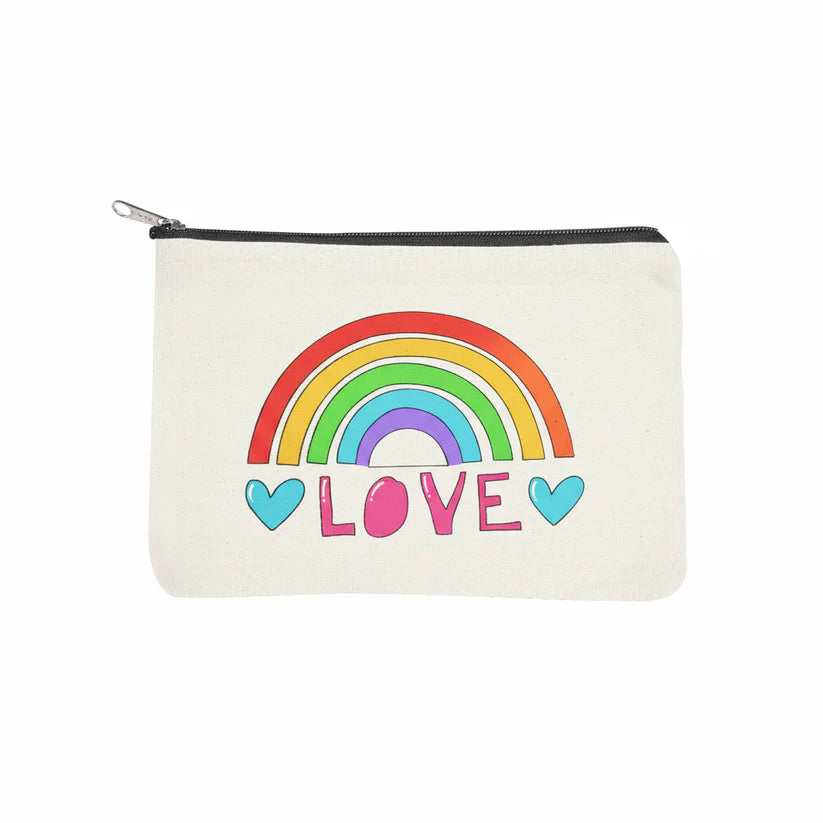 Pourezy Rainbow Love Canvas Pouch Kit