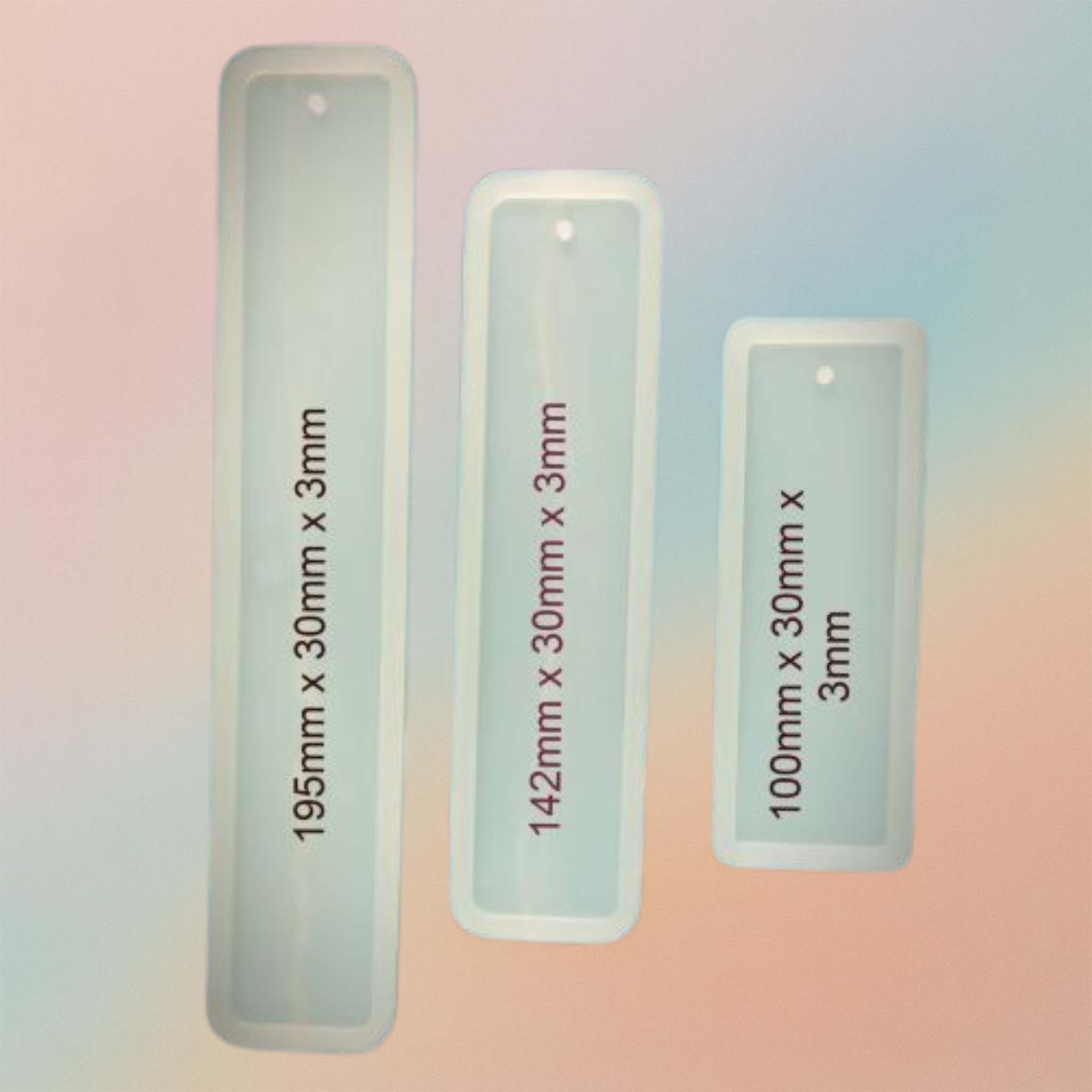 Rectangular Silicone Bookmark Mold
