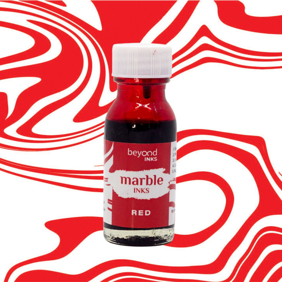 Red Marble ink