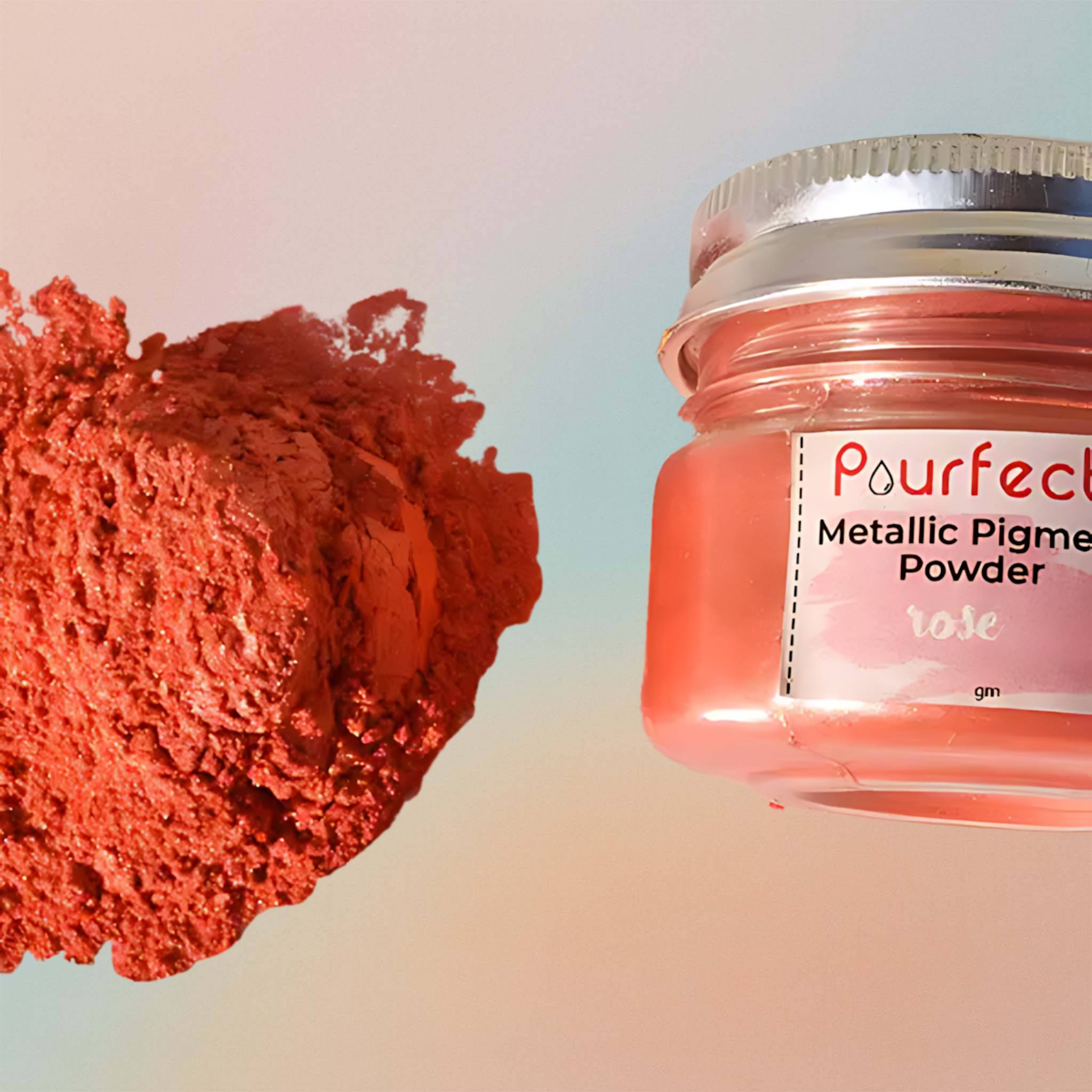 Rose Metallic Powder 25gm