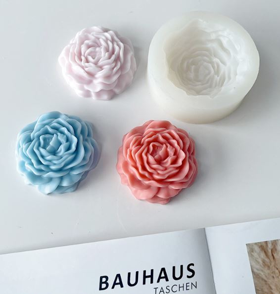 Peonies Candle Silicon Mould for Candle Making
