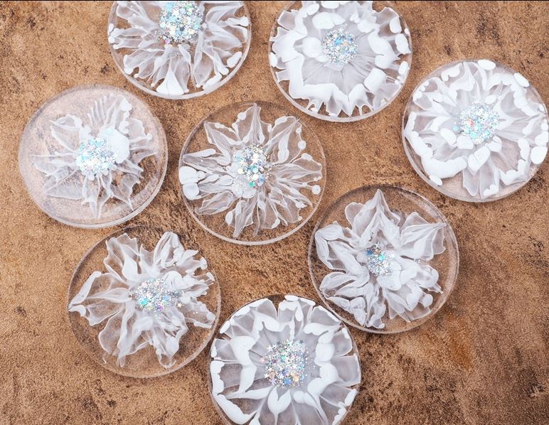 Round Coaster Silicon Mould for Resin Art Work