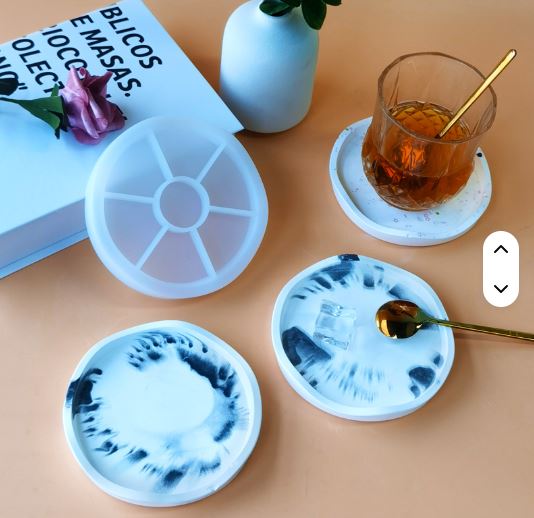 Round Coaster Silicone Mold For Beyond Mix and Resin