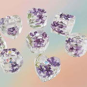 Round Heart Hexagon Resin Ring Holder