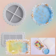 Round Rectangle Bead Tray Silicone Mold