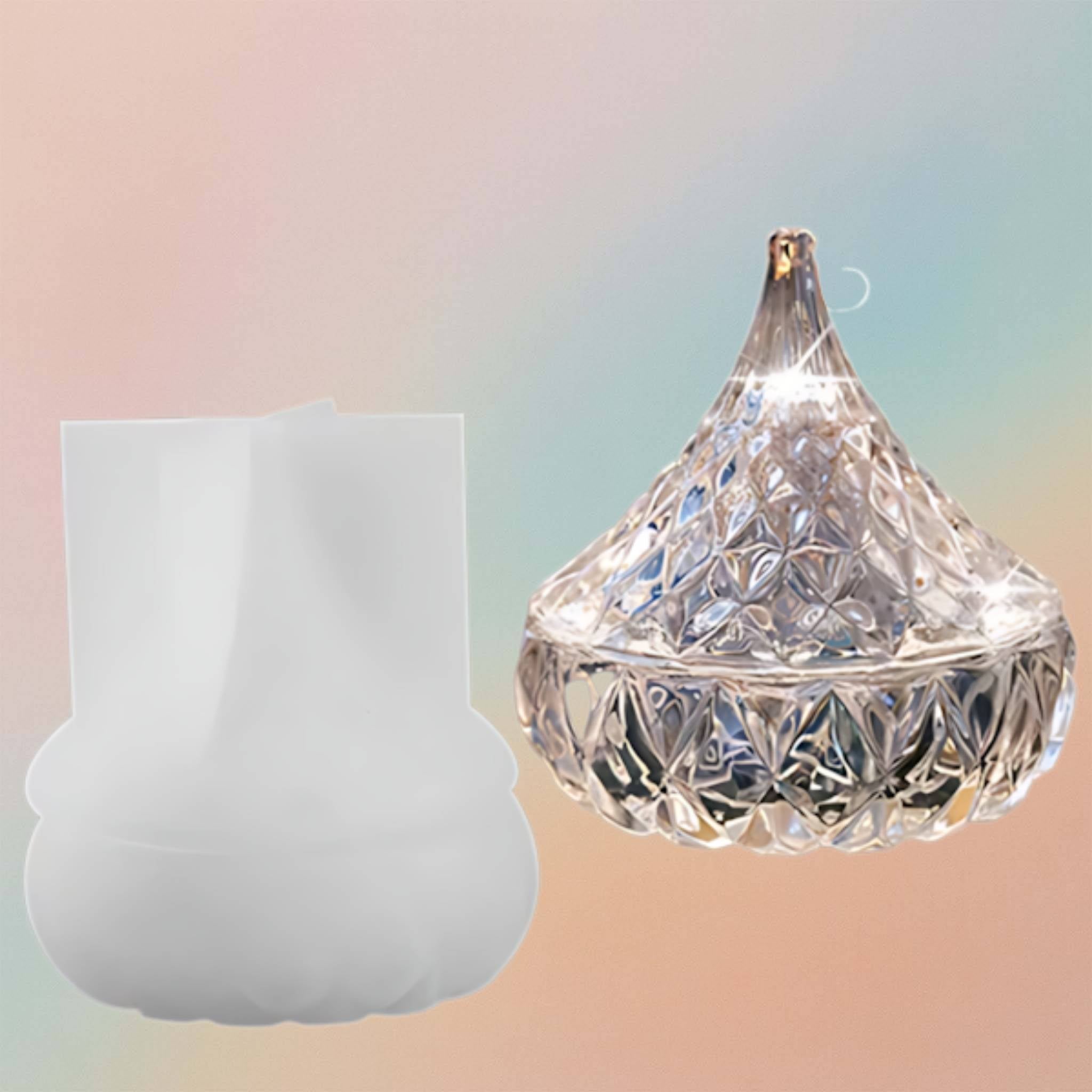 Round Stripe Dominoes Trinket Silicone Jewelry Box