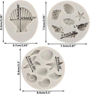 Sea Series Mould Style 2 For Candle, Resin, Gypsum & Art Crafts Making Silicone Mold