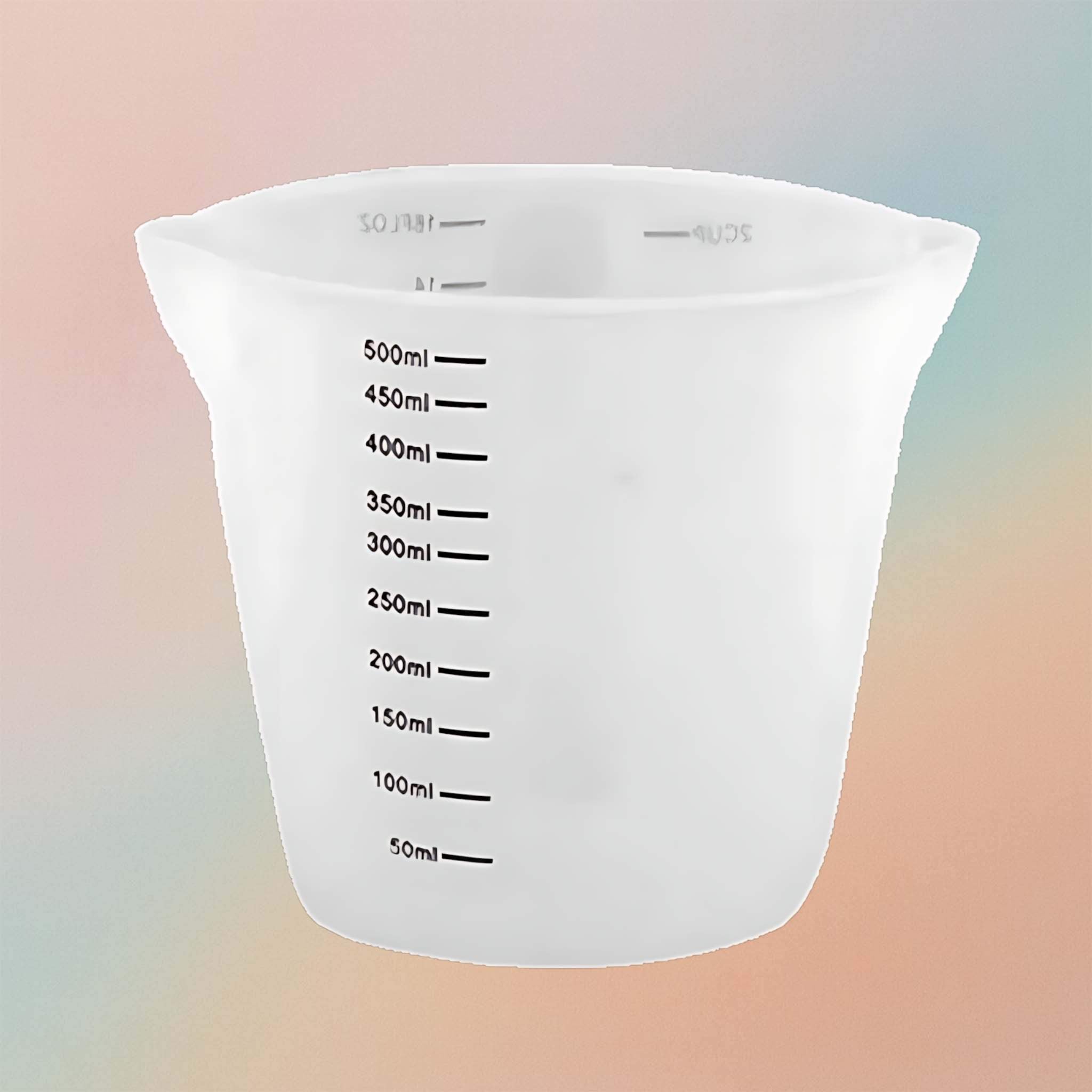 Silicon Measuring Cup Tool Clear Epoxy Cup For Casting Art