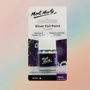 Mont Marte Silver Foil Paint Premium 20ml (0.68 US fl.oz)