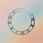 Silver Acrylic Ring For Wall Clock
