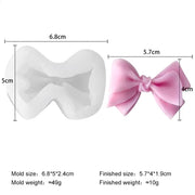 Single Bow Mould For Candle, Resin, Gypsum & Art Crafts Making Silicone Mold