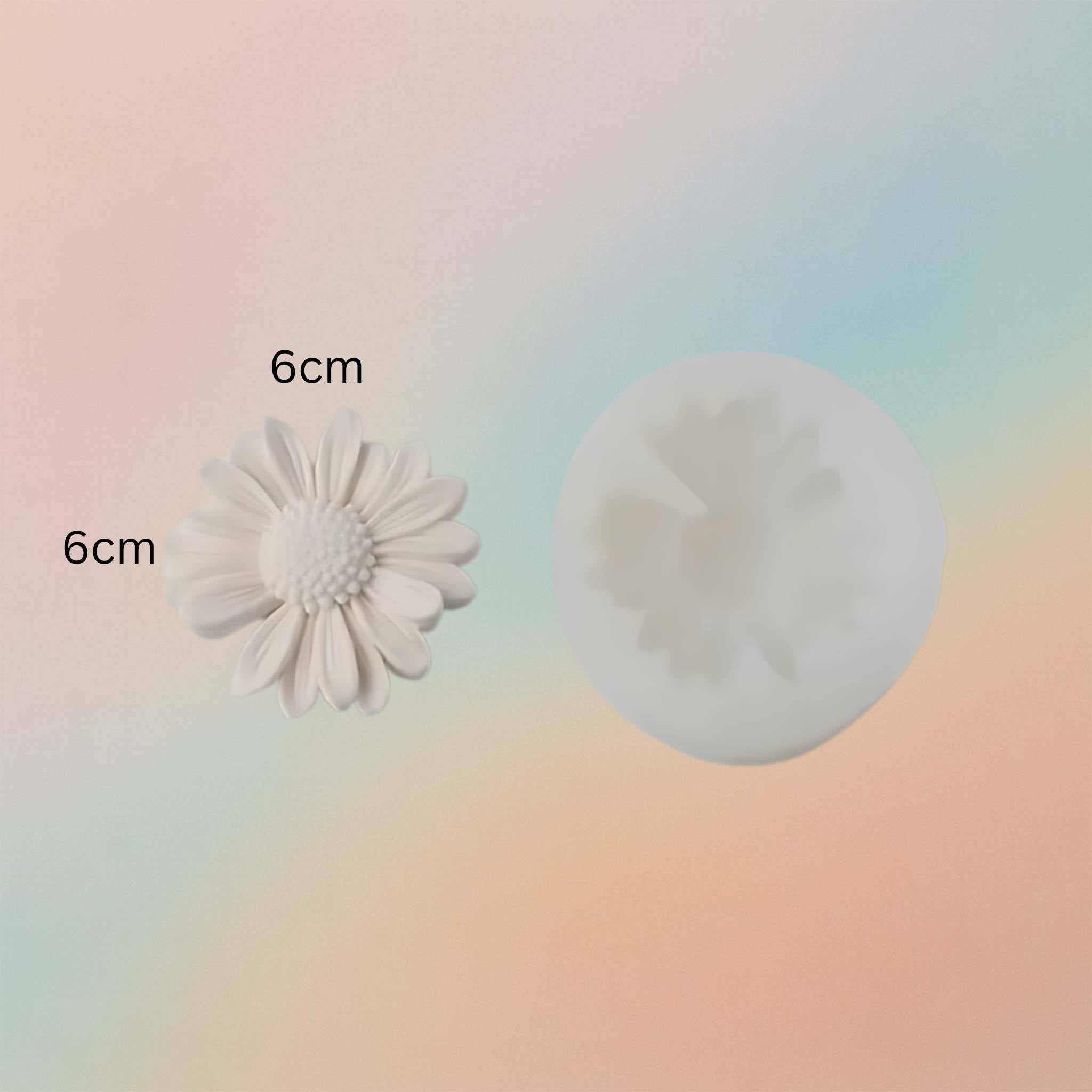 Sunflower Silicone Mold Daisy Flower Chamomile Mould