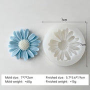 Sunflower With Hole Mould For Candle, Resin, Gypsum & Art Crafts Making Silicone Mold