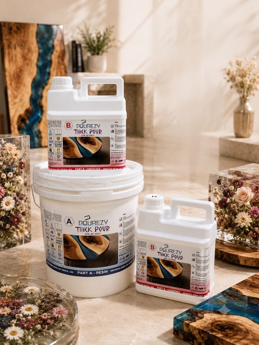 Pourezy Thick Pour - 30Kg Resin Epoxy Kit