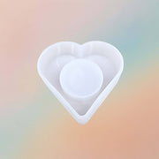 Tea Light Holder Heart Shape Silicone Mould
