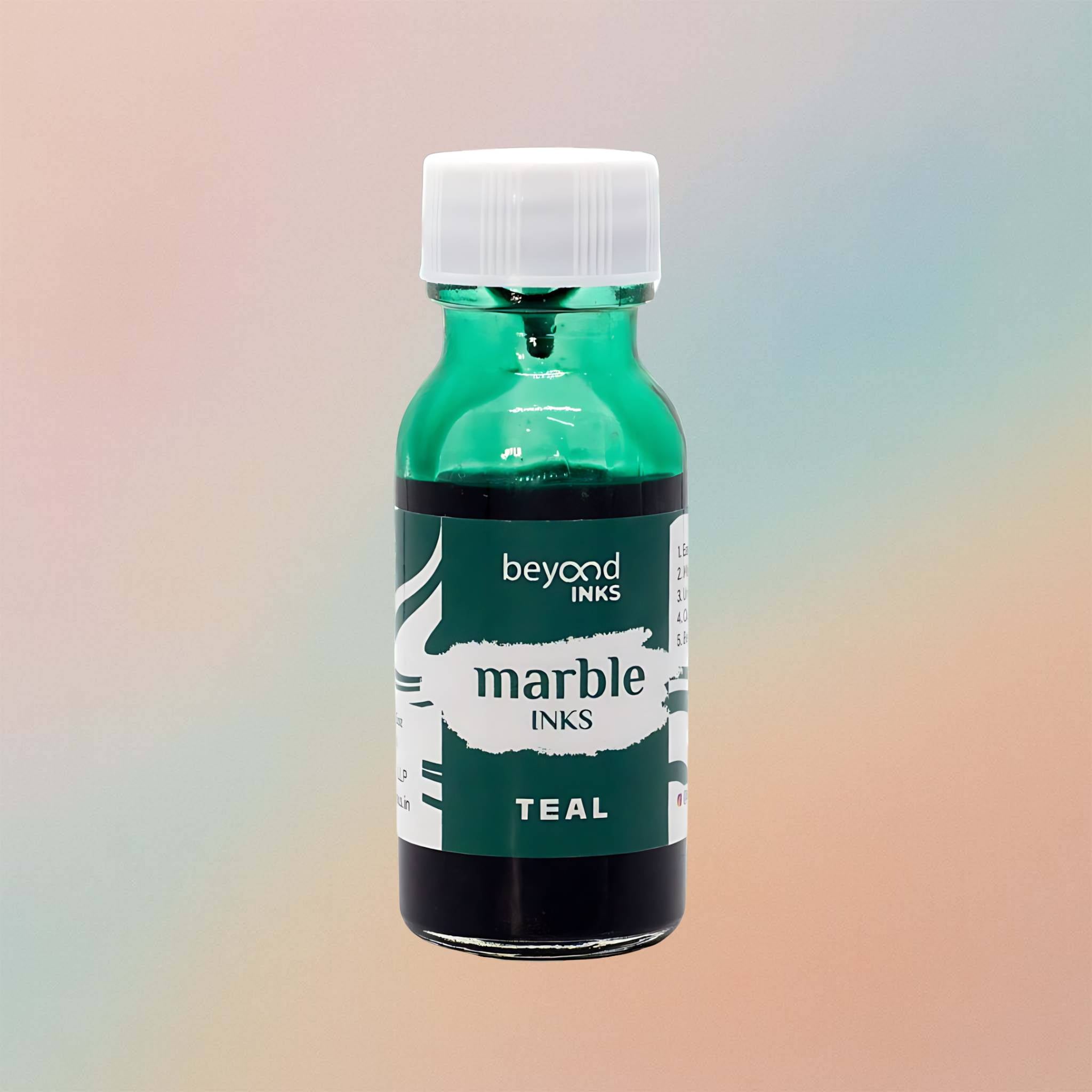 Teal Marble Ink
