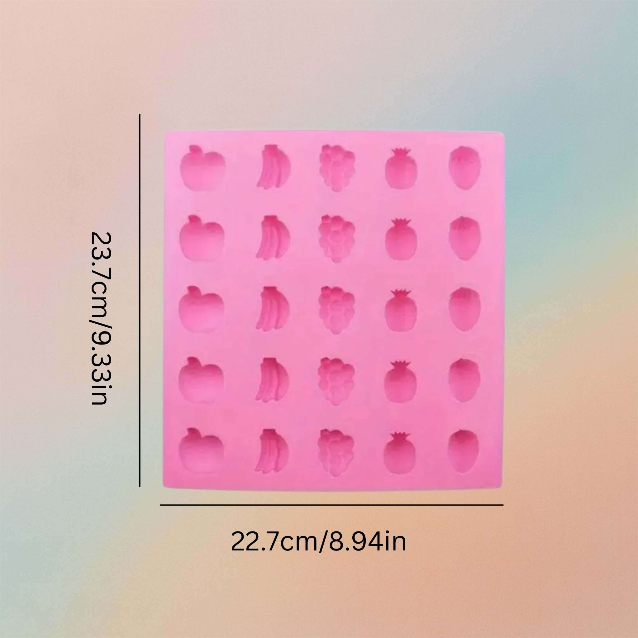 Tiny Fruits Silicon Mould For Candy Candle Making And Resin Art